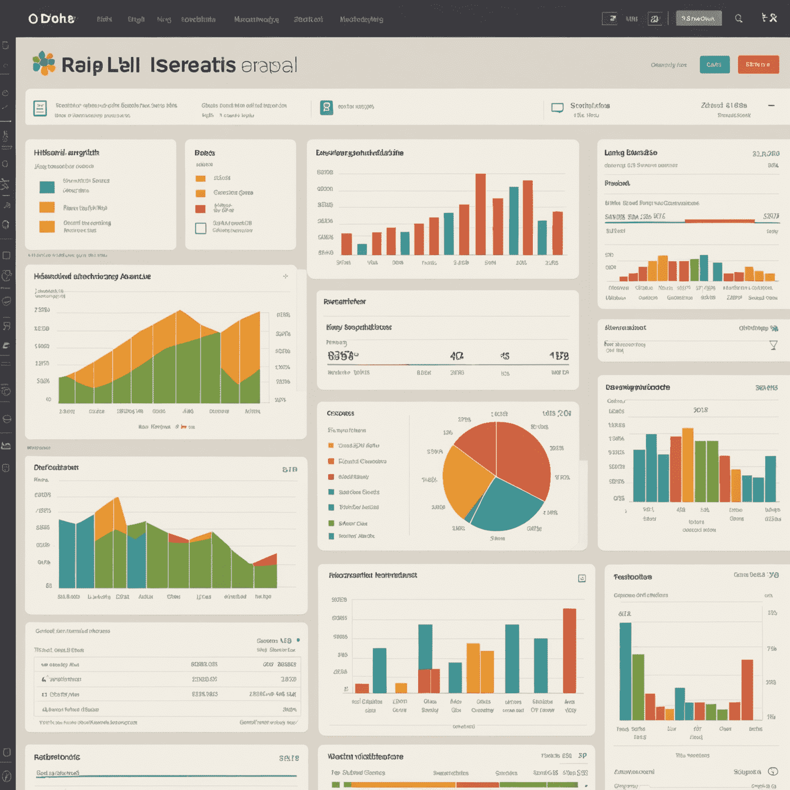A dashboard showing user account details, personal information fields, and graphs of historical usage data